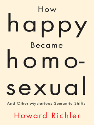 cover image of How Happy Became Homosexual